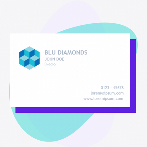 Blue Business Card